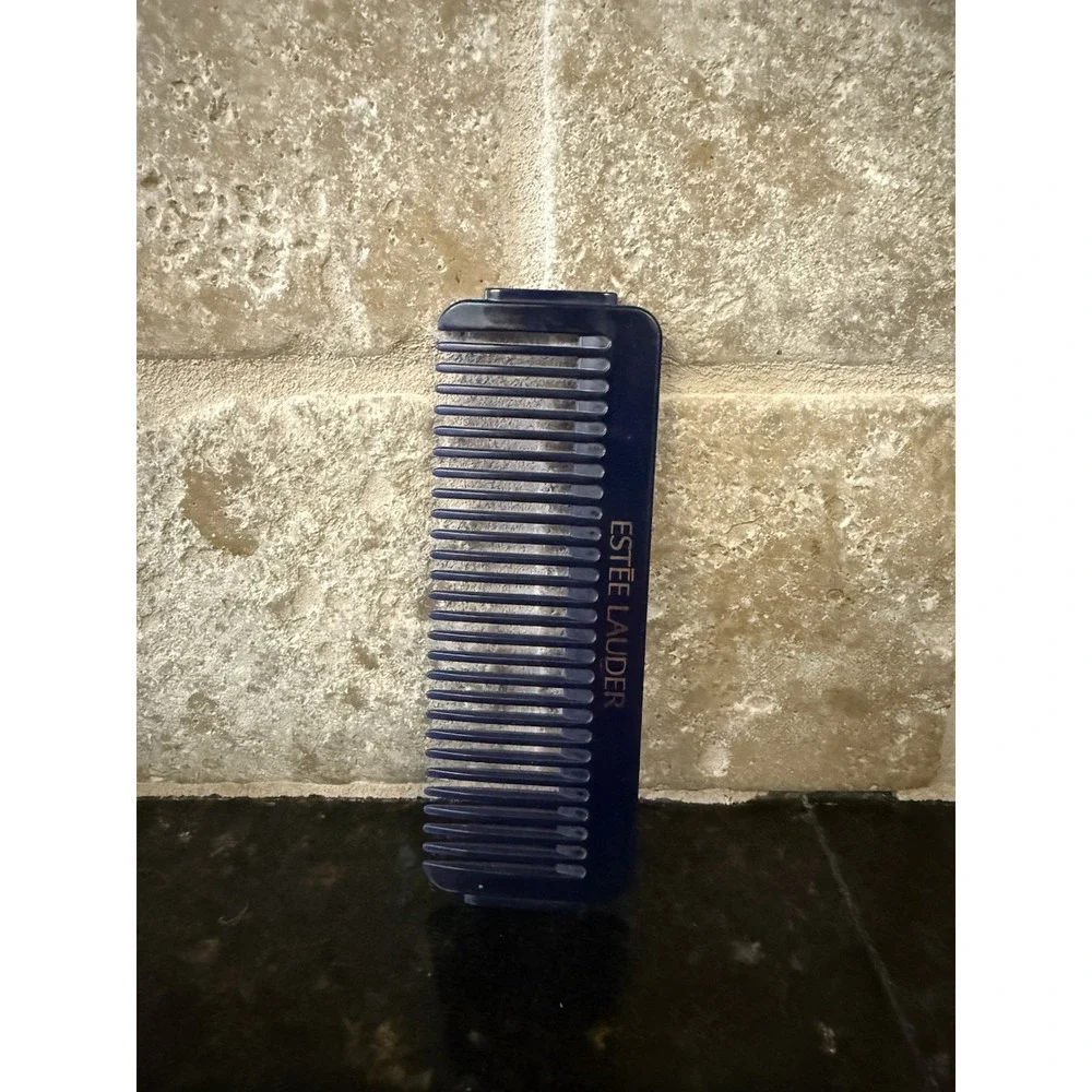 Vintage ESTEE LAUDER Blue Comb Travel Size 5